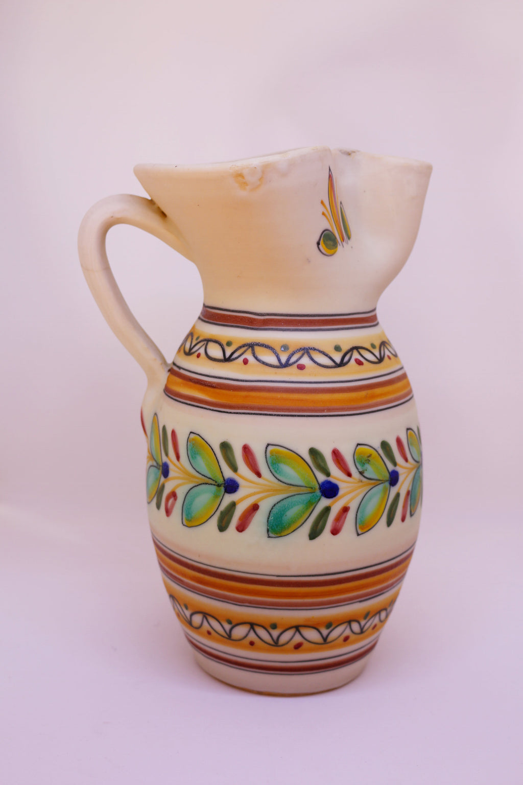 Jarra Ceramica Pintada a Mano