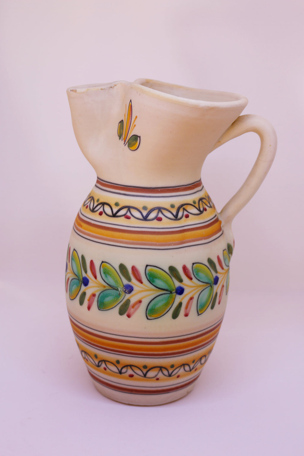 Jarra Ceramica Pintada a Mano