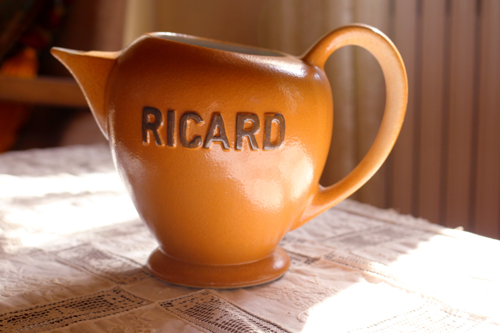 Jarra Ricard Ceramica Antigua Francia Seriada