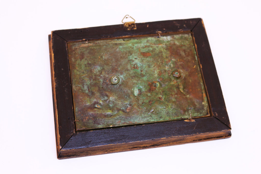 Cuadro Niños en Bronce Relieve