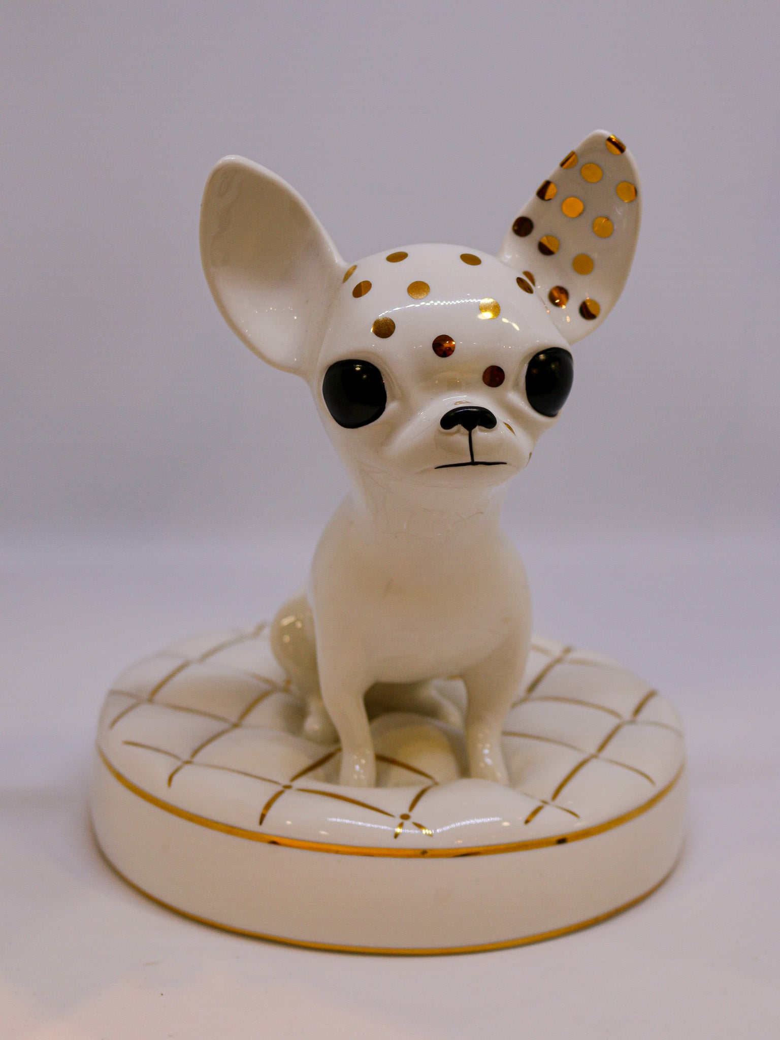 Figura Perro Chiguagua Porcelana