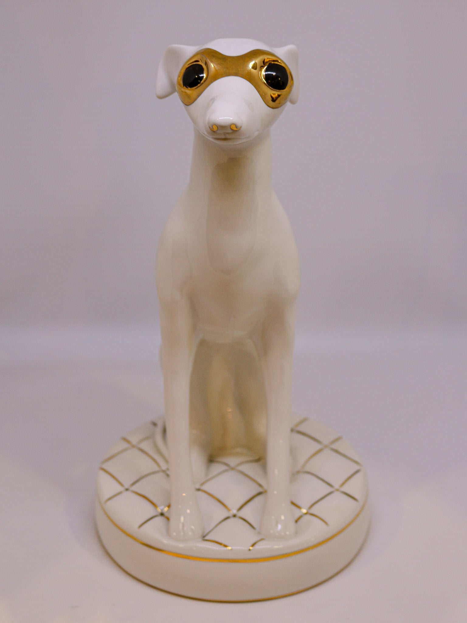 Figura Perro Galgo Porcelana