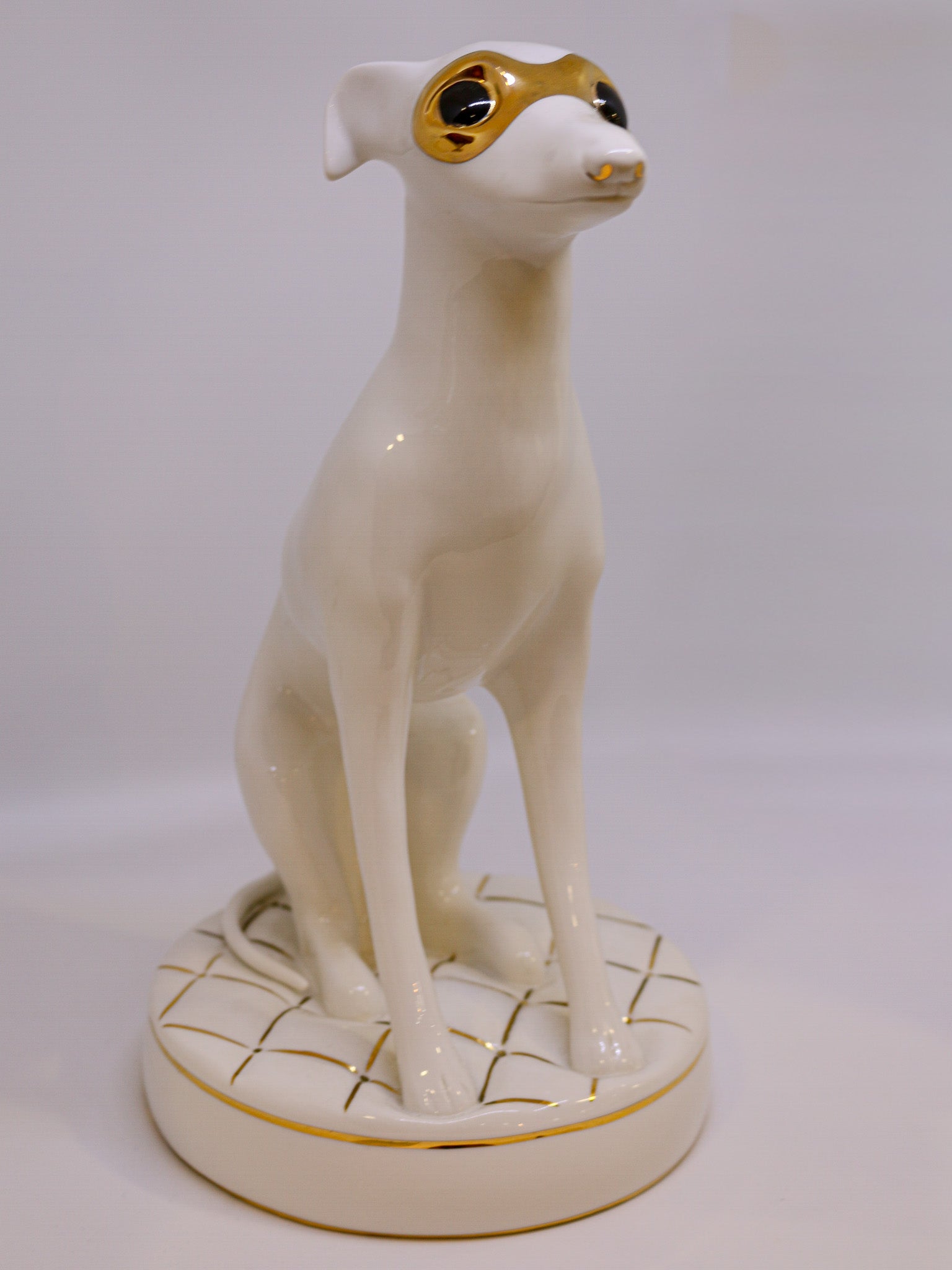 Figura Perro Galgo Porcelana