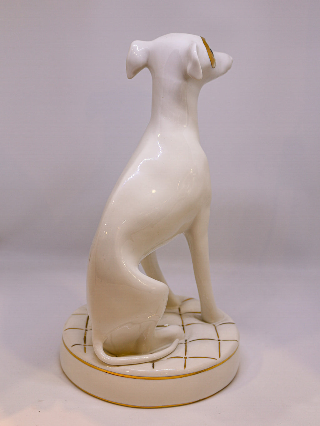 Figura Perro Galgo Porcelana