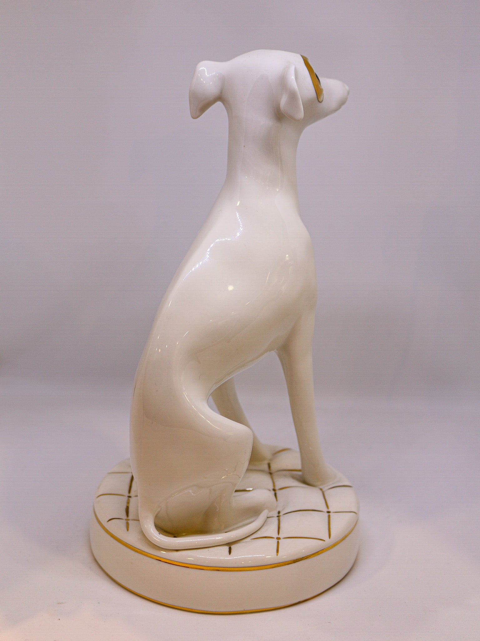 Figura Perro Galgo Porcelana
