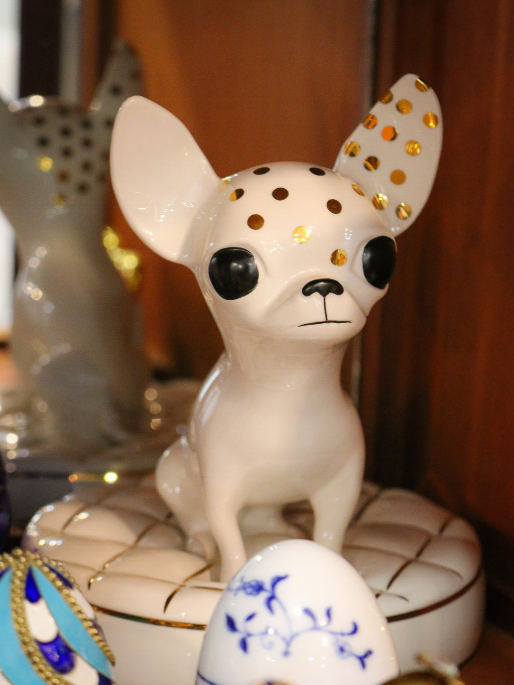 Figura Perro Chiguagua Porcelana