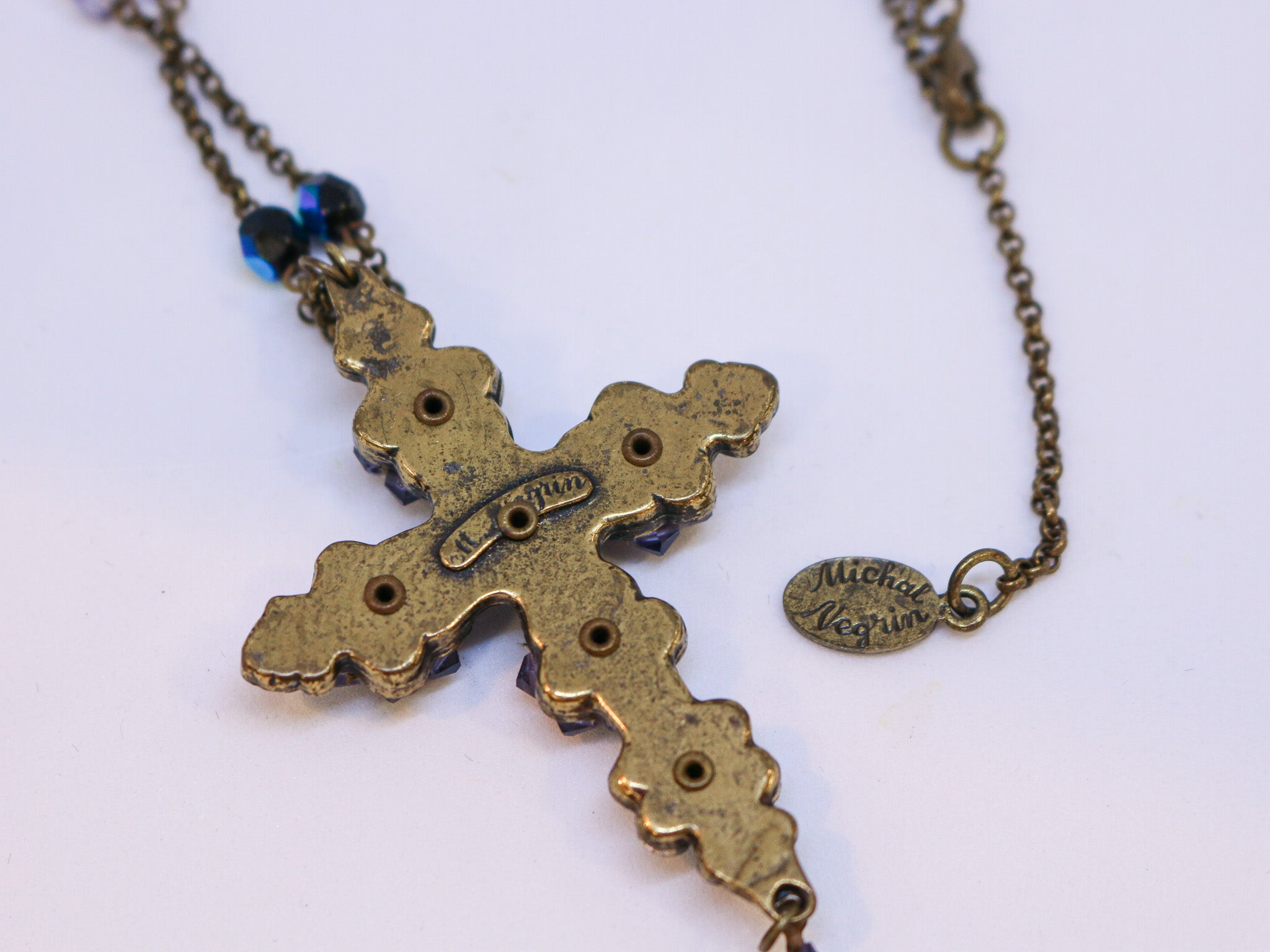 Colgante Collar Cruz "Michal Negrin"