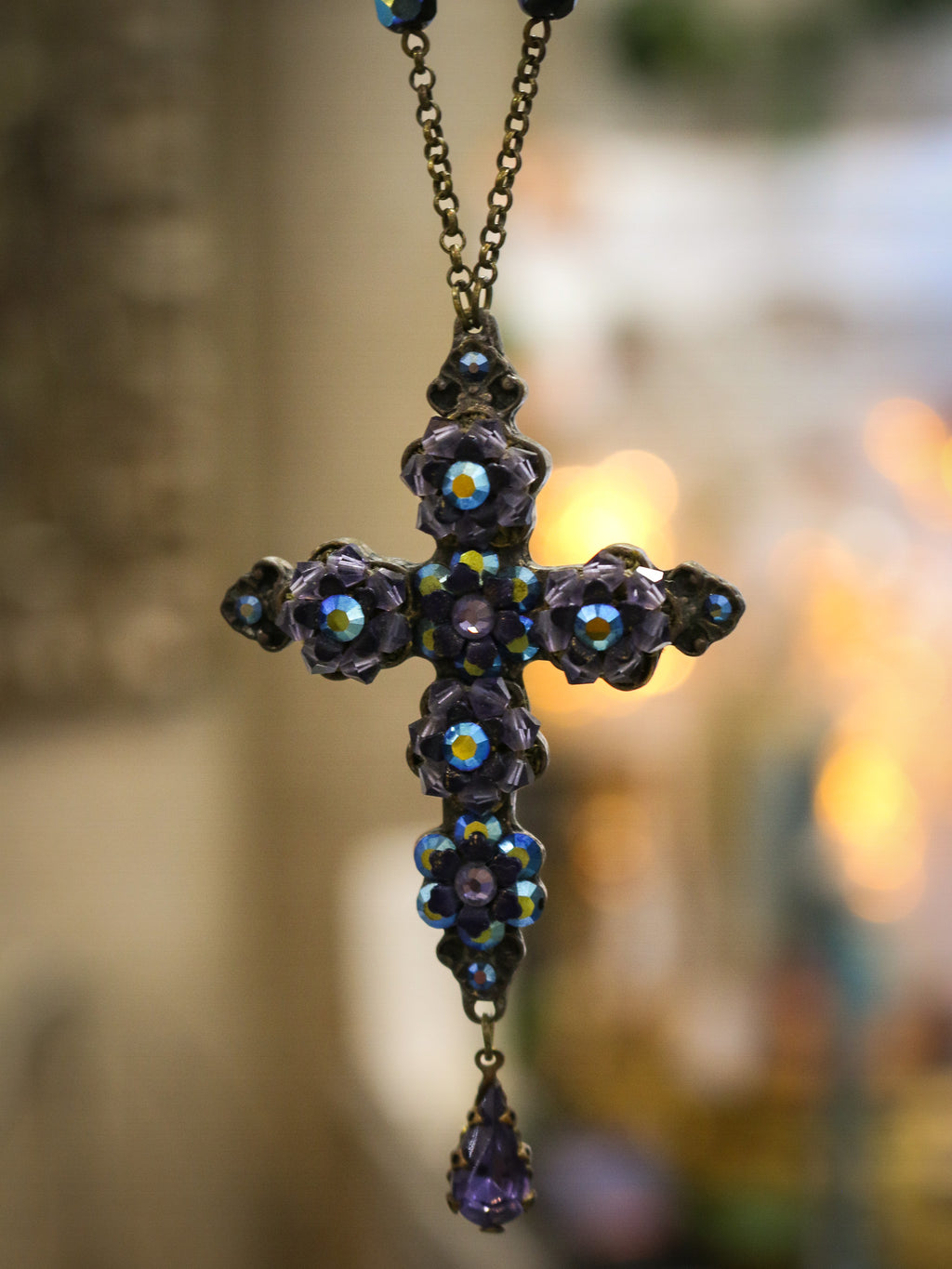 Colgante Collar Cruz "Michal Negrin"