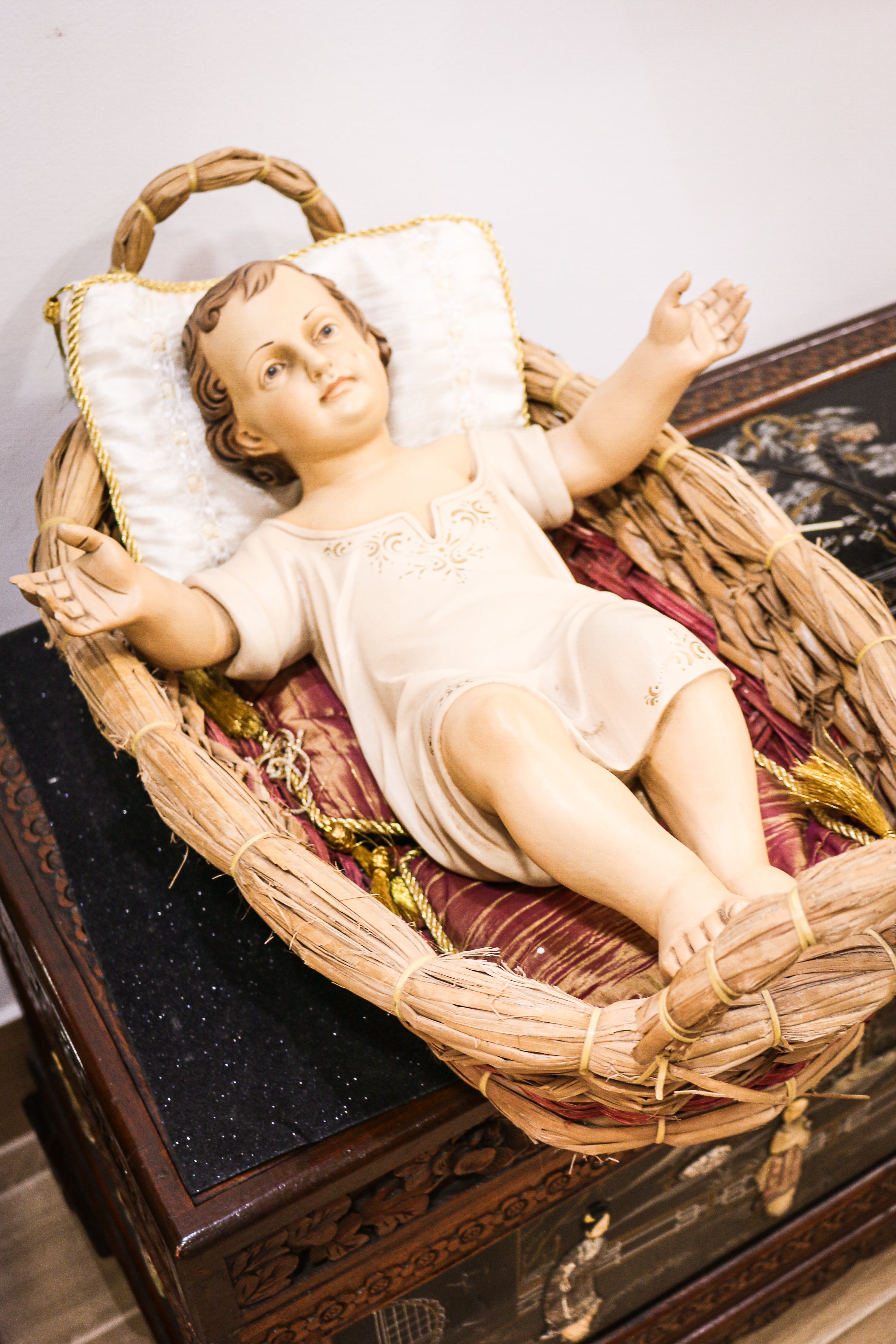 Niño Jesus Elaborado en Madera
