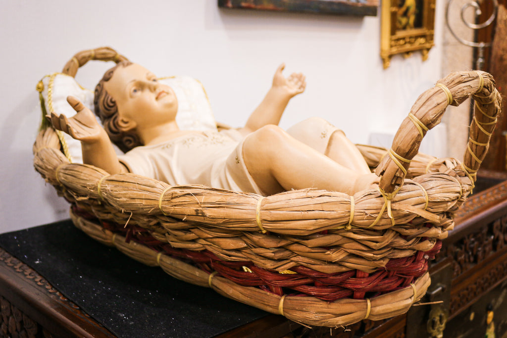 Niño Jesus Elaborado en Madera