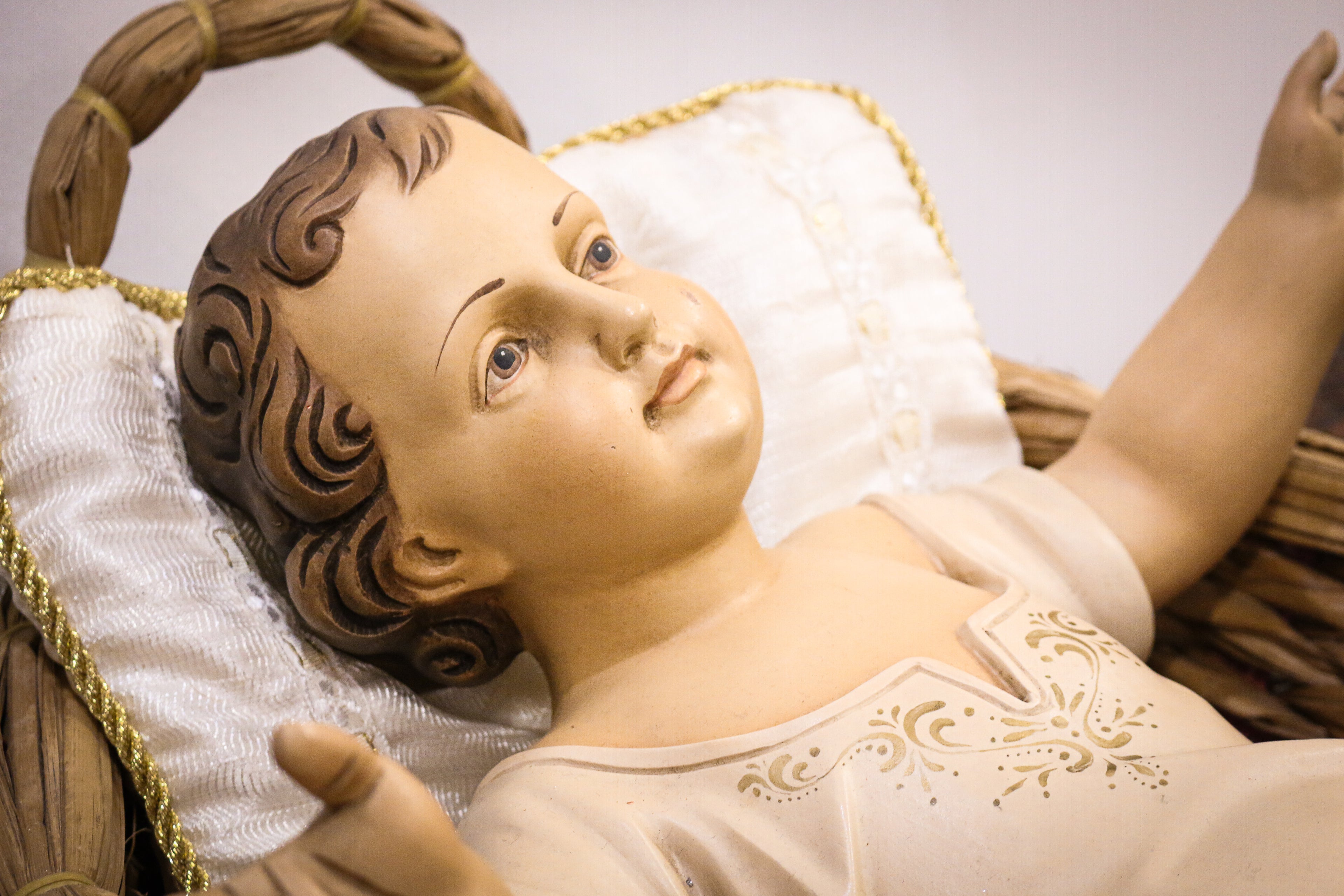 Niño Jesus Elaborado en Madera