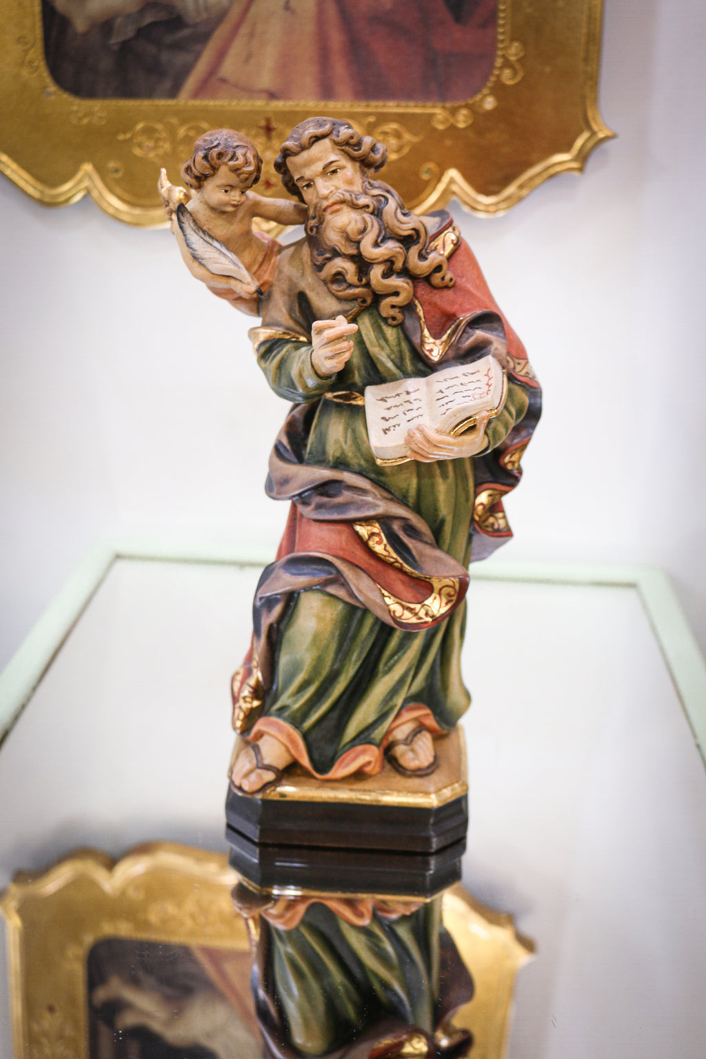 Los Cuatro Evangelistas elaborados Artesanalmente en Madera