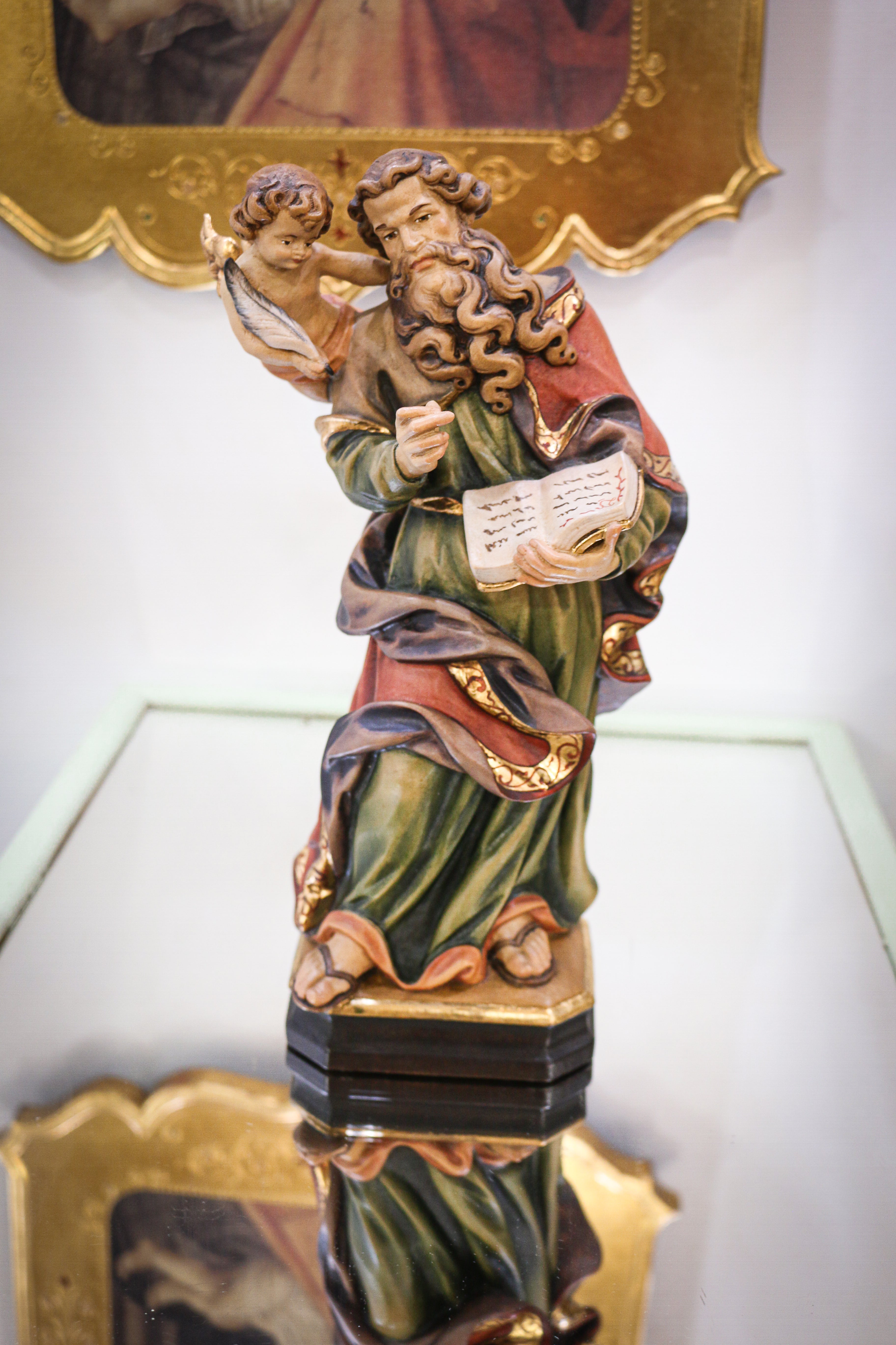 Los Cuatro Evangelistas elaborados Artesanalmente en Madera